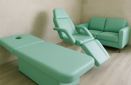 Перетяжка и ремонт мебели в SPA-салонах