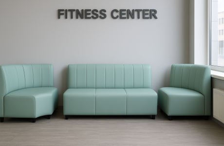 Перетяжка и ремонт мебели в фитнес-центрах