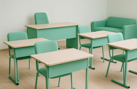 Перетяжка и ремонт мебели в школах и вузах