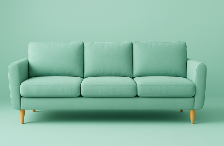 Перетяжка трехместных диванов