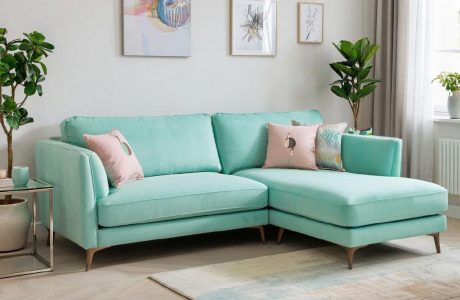 Перетяжка углового дивана