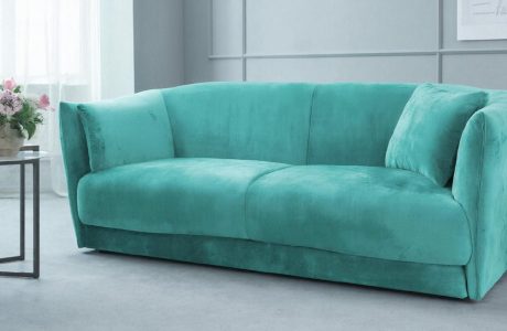 Обивка дивана флоком