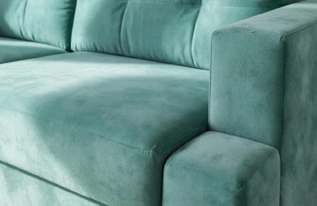 Обивка дивана шениллом