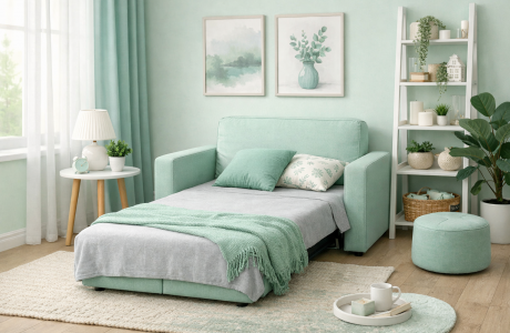 Перетяжка кресла-кровати